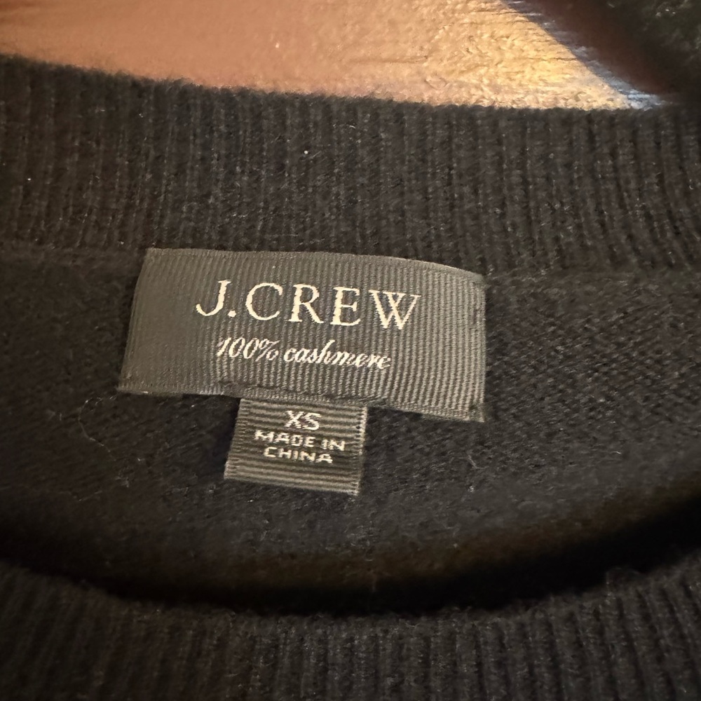 J. Crew 100% Cashmere Three Quarter Sleeve Sweater - Picture 2 of 4